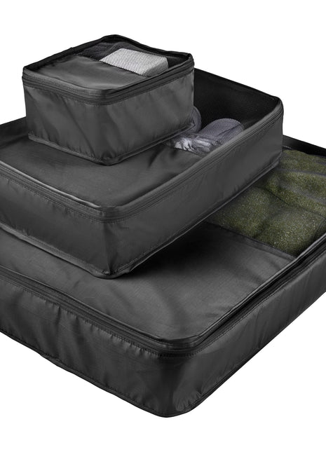 Packing Cubes 3pc Set - Black | PromoEO