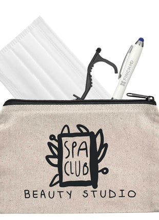 8oz. Cotton Travel Pouch - Black | PromoEO