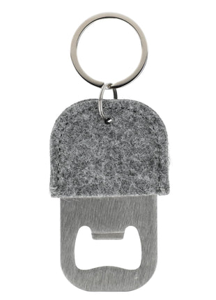 THE GOODS™ Recycled Felt Bottle Opener - Gray | The Goods