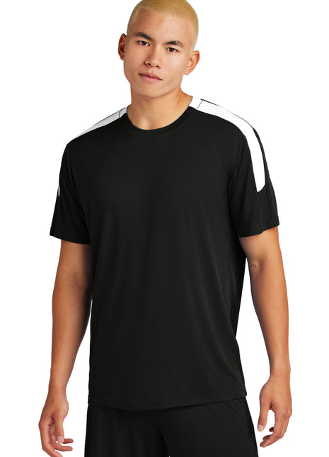 Sport-Tek® Competitor™ United Crew ST100 - Black/ White | Sport-Tek