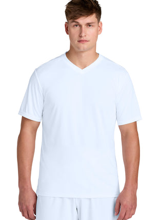 Sport-Tek® Competitor™ United V-Neck ST101 - White/ White | Sport-Tek