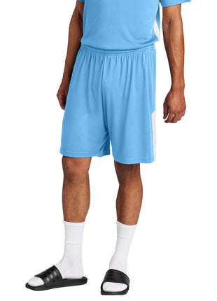 Sport-Tek® Competitor™ United 7" Short ST103 - Carolina Blue/ White | Sport-Tek