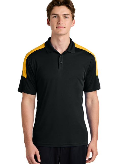 Sport-Tek® Competitor™ United Polo ST104 - Black/ Gold | Sport-Tek