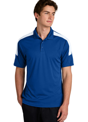 Sport-Tek® Competitor™ United Polo ST104 - True Royal/ White | Sport-Tek