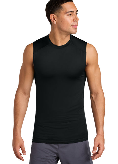 Sport-Tek® PosiCharge® Compression Sleeveless Tee ST121SL - Black | Sport-Tek