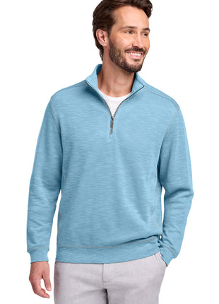 Tommy Bahama® Tobago Bay 1/2-Zip ST226342TB - Light Sky Blue | Tommy Bahama