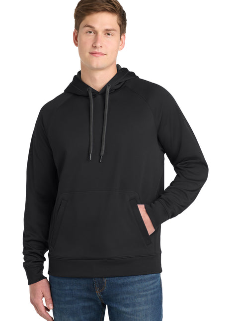 Sport-Tek® Tech Fleece Hooded Sweatshirt. ST250 - Black | Sport-Tek