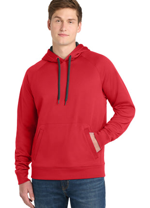 Sport-Tek® Tech Fleece Hooded Sweatshirt. ST250 - True Red | Sport-Tek