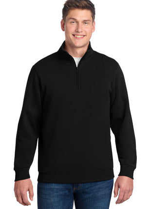 Sport-Tek® 1/4-Zip Sweatshirt. ST253 - Black | Sport-Tek