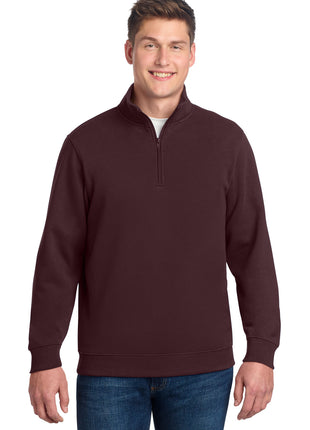 Sport-Tek® 1/4-Zip Sweatshirt. ST253 - Maroon | Sport-Tek