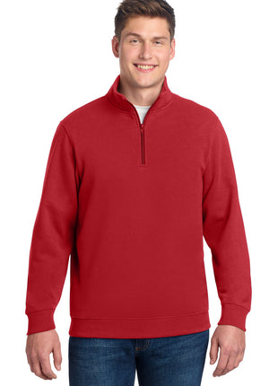 Sport-Tek® 1/4-Zip Sweatshirt. ST253 - True Red | Sport-Tek