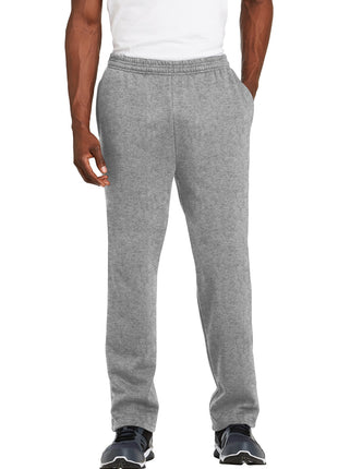 Sport-Tek® Open Bottom Sweatpant. ST257 - Vintage Heather | Sport-Tek