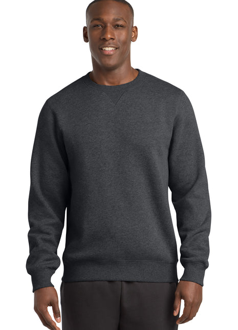 Sport-Tek® Crewneck Sweatshirt. ST266 - Graphite Heather | Sport-Tek