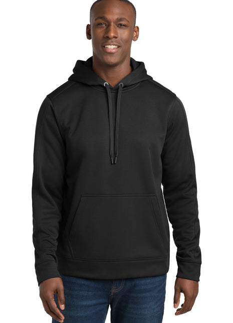 Sport-Tek® Repel Fleece Hooded Pullover. ST290 - Black | Sport-Tek