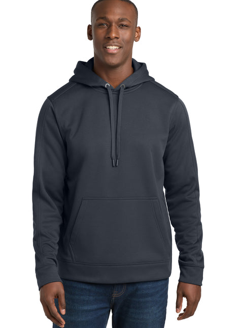Sport-Tek® Repel Fleece Hooded Pullover. ST290 - Graphite | Sport-Tek