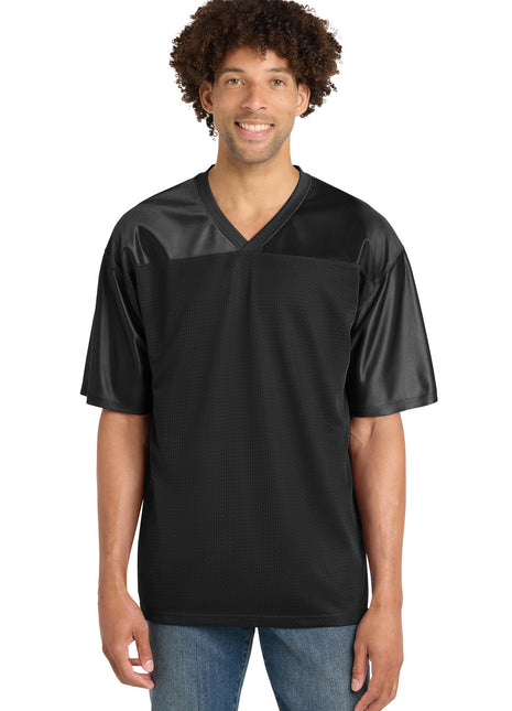 Sport-Tek® PosiCharge® Replica Jersey. ST307 - Black | Sport-Tek