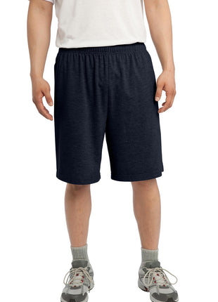 Sport-Tek® Jersey Knit Short with Pockets. ST310 - True Navy | Sport-Tek