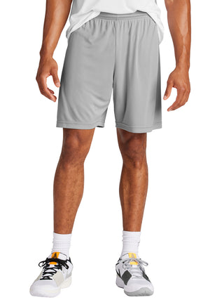 Sport-Tek® PosiCharge® Competitor™ 7" Short ST349 - Silver | Sport-Tek