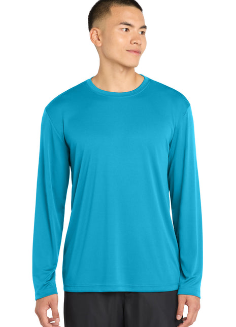 Sport-Tek® Long Sleeve PosiCharge® Competitor™ Tee. ST350LS - Atomic Blue | Sport-Tek