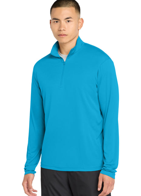 Sport-Tek® PosiCharge® Competitor™ 1/4-Zip Pullover. ST357 - Atomic Blue | Sport-Tek