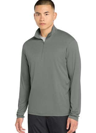 Sport-Tek® PosiCharge® Competitor™ 1/4-Zip Pullover. ST357 - Grey Concrete | Sport-Tek