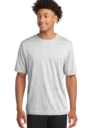 Sport-Tek® PosiCharge® Electric Heather Tee. ST390 - Silver Electric | Sport-Tek