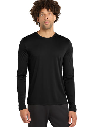 Sport-Tek ® Posi-UV® Pro Long Sleeve Tee. ST420LS - Black | Sport-Tek