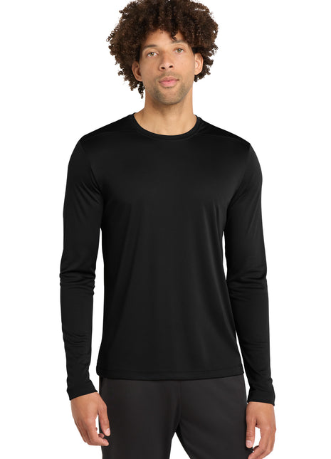 Sport-Tek ® Posi-UV® Pro Long Sleeve Tee. ST420LS - Black | Sport-Tek