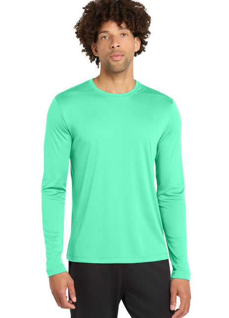 Sport-Tek ® Posi-UV® Pro Long Sleeve Tee. ST420LS - Bright Seafoam | Sport-Tek