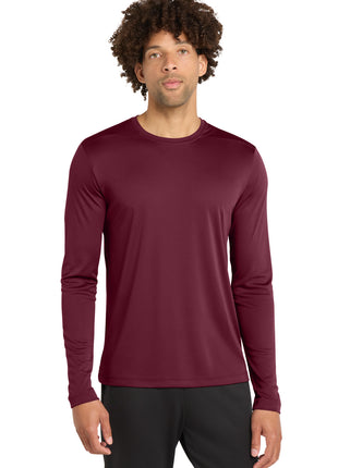 Sport-Tek ® Posi-UV® Pro Long Sleeve Tee. ST420LS - Cardinal | Sport-Tek