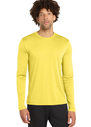Sport-Tek ® Posi-UV® Pro Long Sleeve Tee. ST420LS - Yellow | Sport-Tek