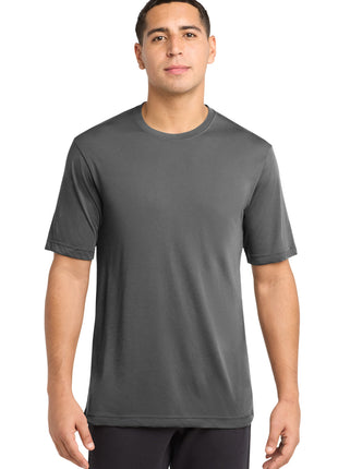 Sport-Tek® PosiCharge® Competitor™ Cotton Touch™ Tee. ST450 - Dark Smoke Grey | Sport-Tek
