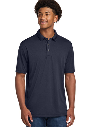 Sport-Tek ® Endeavor Polo. ST467 - Deep Navy Heather | Sport-Tek
