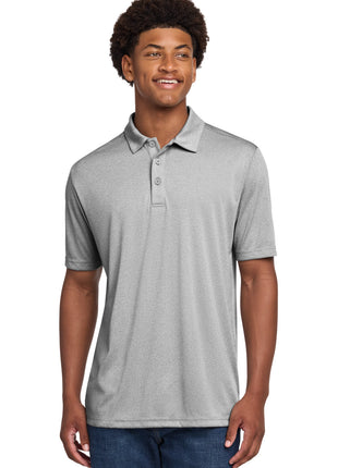 Sport-Tek ® Endeavor Polo. ST467 - Light Grey Heather | Sport-Tek