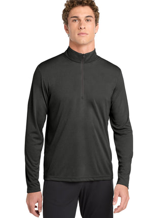 Sport-Tek ® Endeavor 1/2-Zip Pullover. ST469 - Black Heather | Sport-Tek