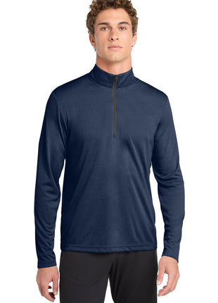 Sport-Tek ® Endeavor 1/2-Zip Pullover. ST469 - Dark Royal Heather | Sport-Tek