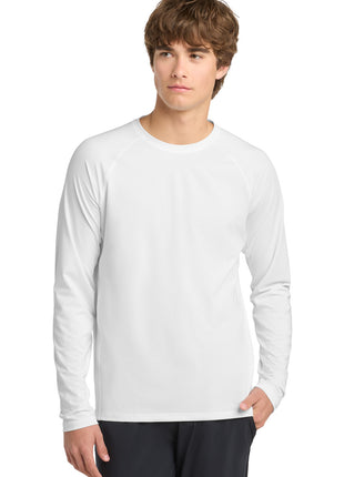 Sport-Tek ® Long Sleeve Rashguard Tee. ST470LS - White | Sport-Tek
