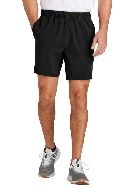 Sport-Tek® Repeat 7" Short ST485 - Black | Sport-Tek