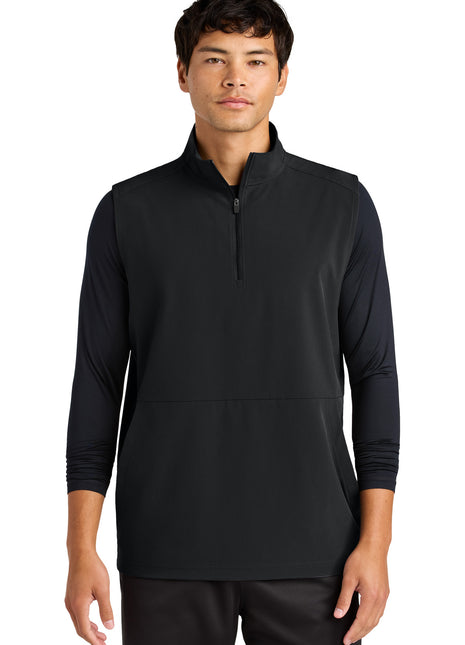 Sport-Tek® Repeat 1/2-Zip Vest ST487 - Black | Sport-Tek