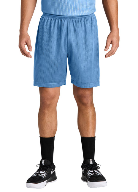 Sport-Tek® PosiCharge® Mesh 7" Short ST5100 - Carolina Blue | Sport-Tek