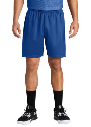 Sport-Tek® PosiCharge® Mesh 7" Short ST5100 - True Royal | Sport-Tek