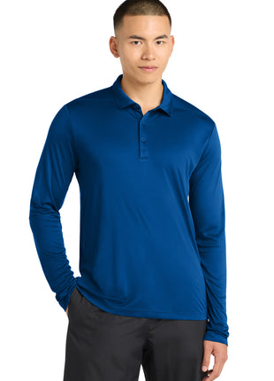 Sport-Tek ®  Posi-UV®  Pro Long Sleeve Polo. ST520LS - True Royal | Sport-Tek