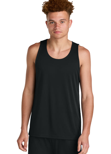 Sport-Tek® PosiCharge® Competitor™ Rev Tank ST551 - Black/ White | Sport-Tek