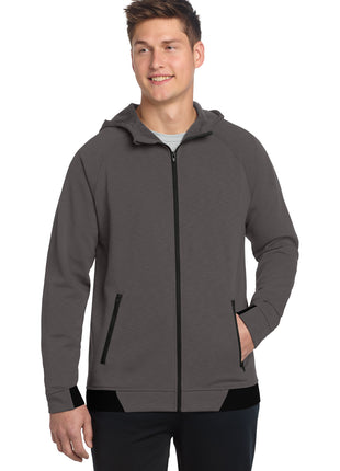 Sport-Tek® PosiCharge® Strive Hooded Full-Zip ST570 - Graphite | Sport-Tek