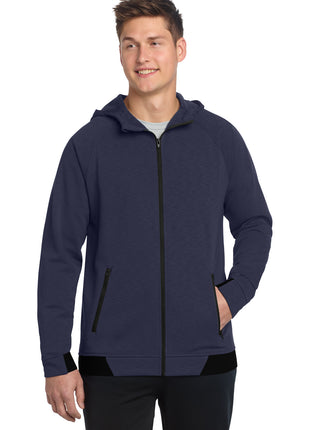 Sport-Tek® PosiCharge® Strive Hooded Full-Zip ST570 - True Navy | Sport-Tek
