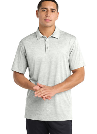 Sport-Tek ® PosiCharge ® Electric Heather Polo. ST590 - Silver Electric | Sport-Tek