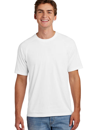 Sport-Tek® Halftime Raglan Tee ST6040 - White | Sport-Tek