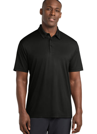 Sport-Tek® Embossed PosiCharge® Tough Polo®. ST630 - Black | Sport-Tek