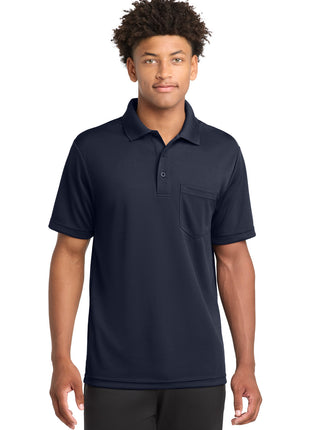 Sport-Tek ® PosiCharge ® RacerMesh ® Pocket Polo. ST640P - True Navy | Sport-Tek