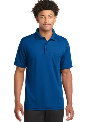Sport-Tek ® PosiCharge ® RacerMesh ® Pocket Polo. ST640P - True Royal | Sport-Tek